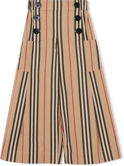 burberry icon stripe cotton sailor trousers|Icon Stripe Cotton Sailor Trousers in ARCHIVE BEIGE.